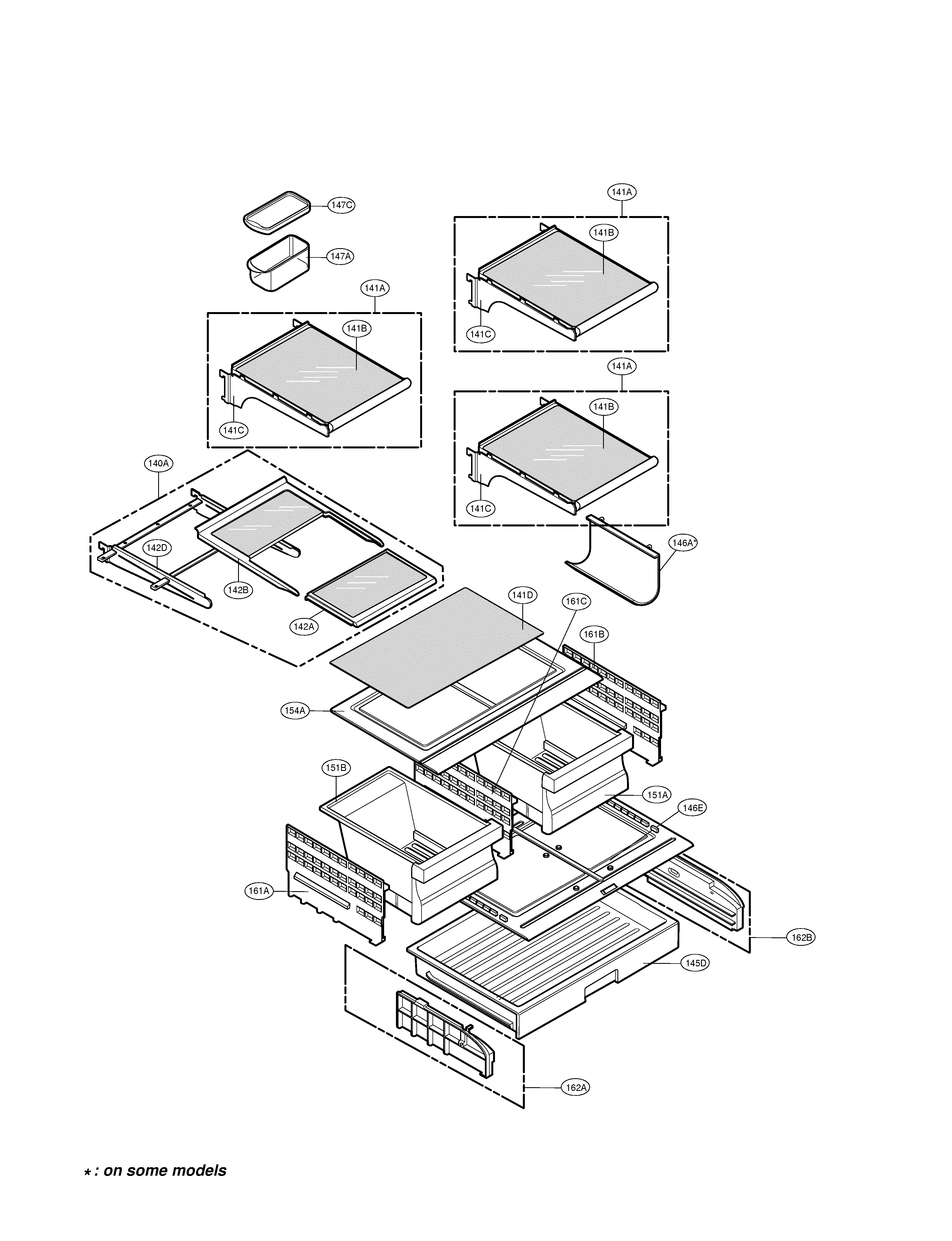 Kenmore Elite 79578543800 refrigerator parts diagram
