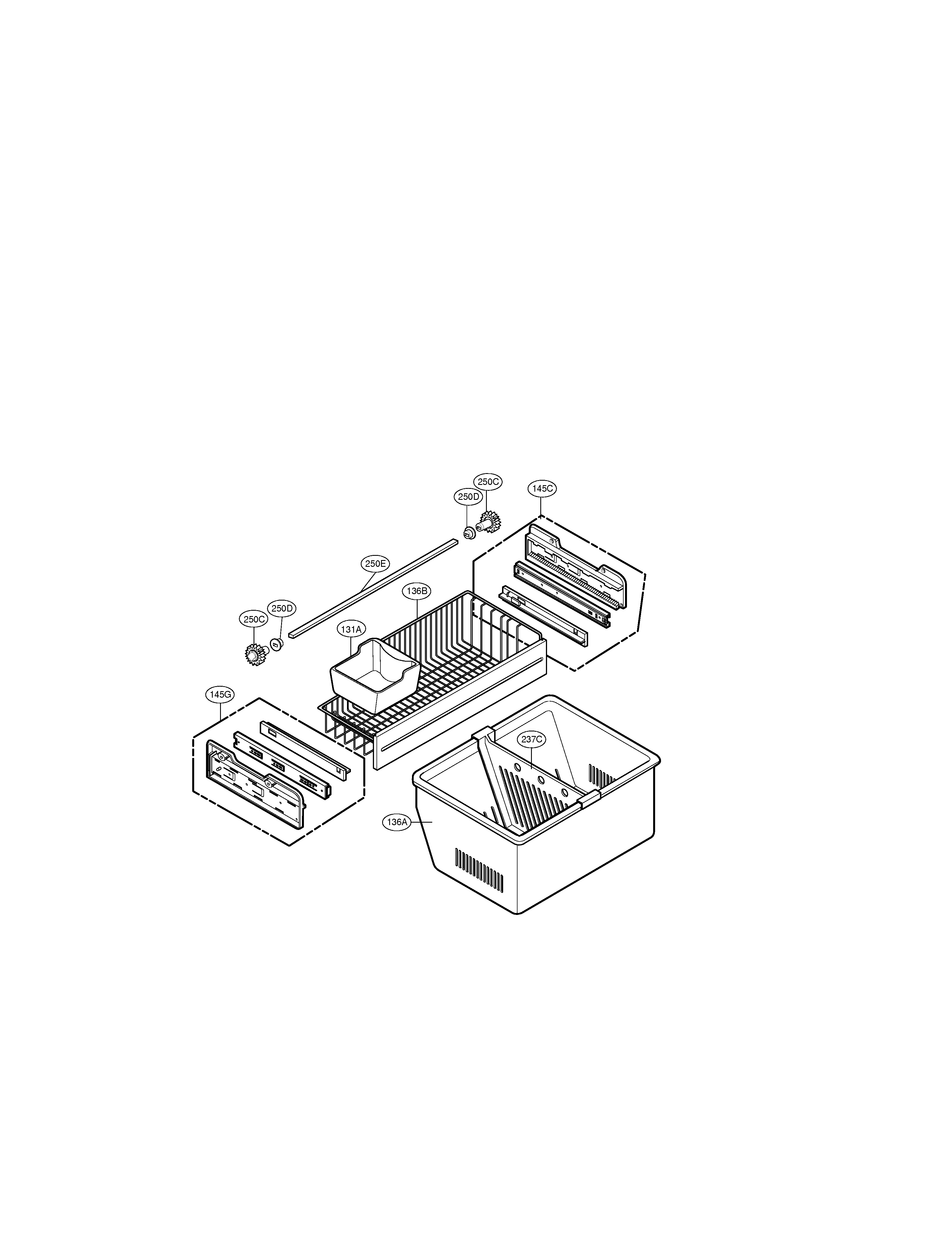 Kenmore Elite 79578713800 freezer parts diagram