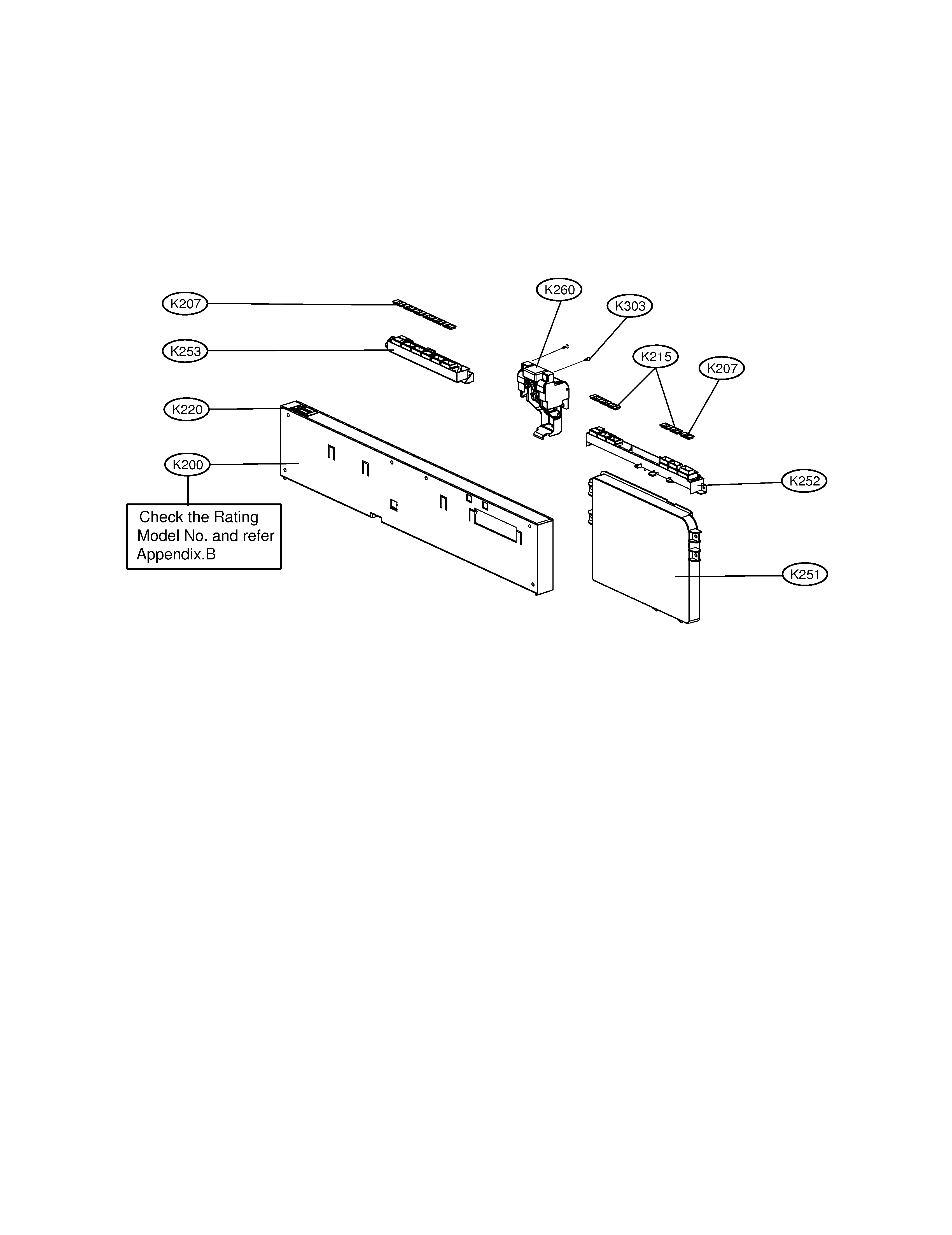 LG LDF9810ST panel assembly diagram