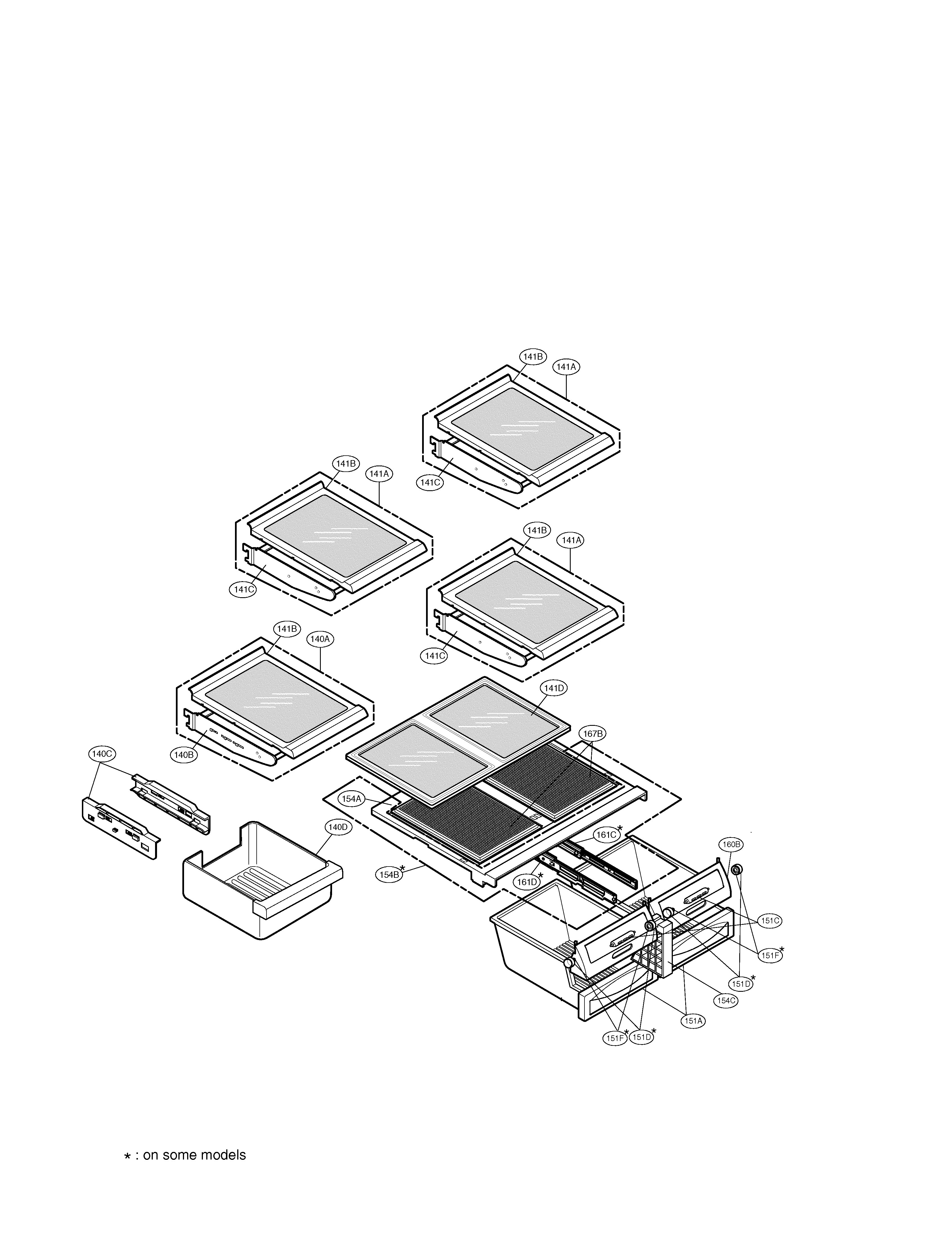 LG LFX25960ST/00 refrigerator parts diagram