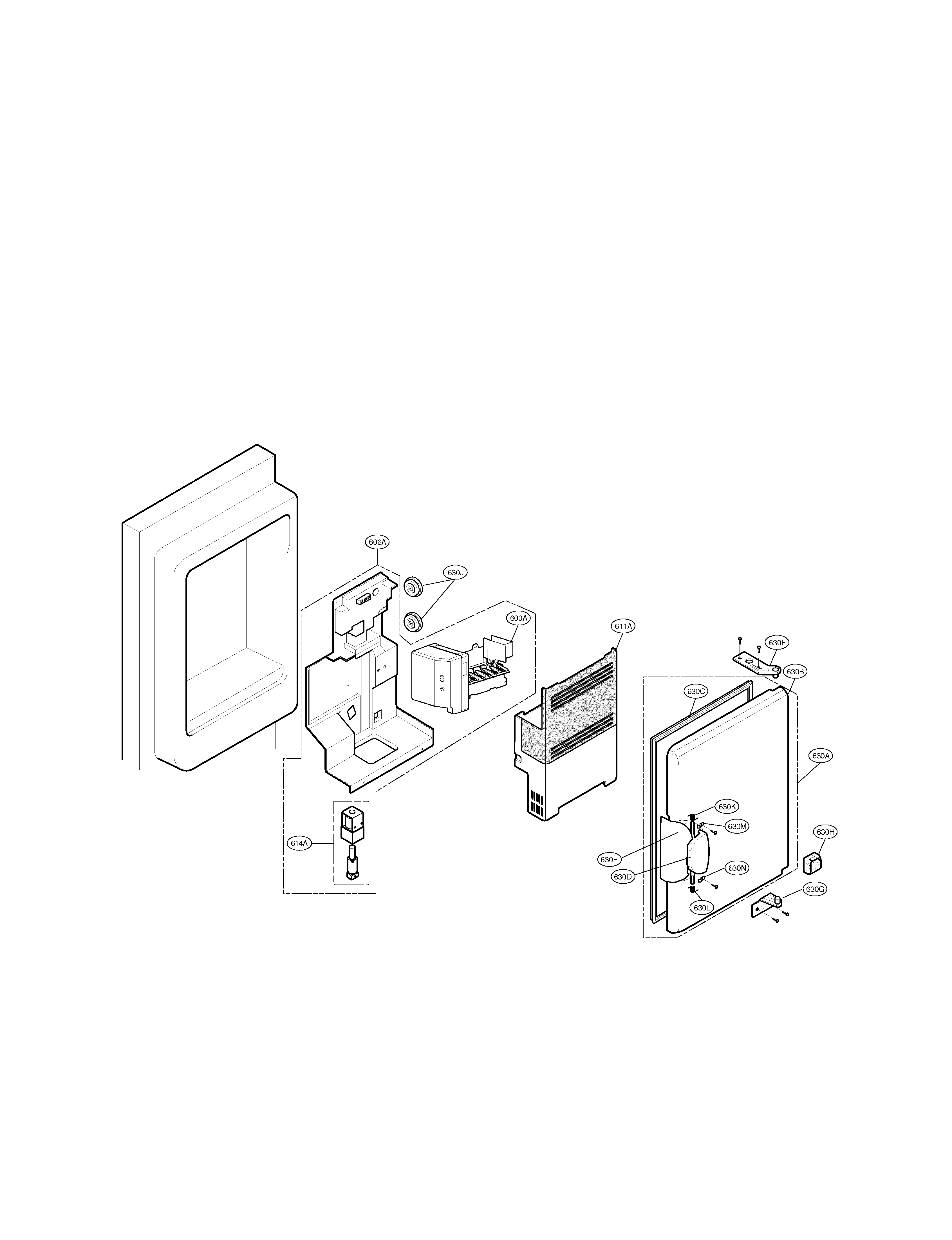 LG LFX25960SW/00 ice bank diagram