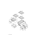 LG LFX25980ST/00 refrigerator parts diagram