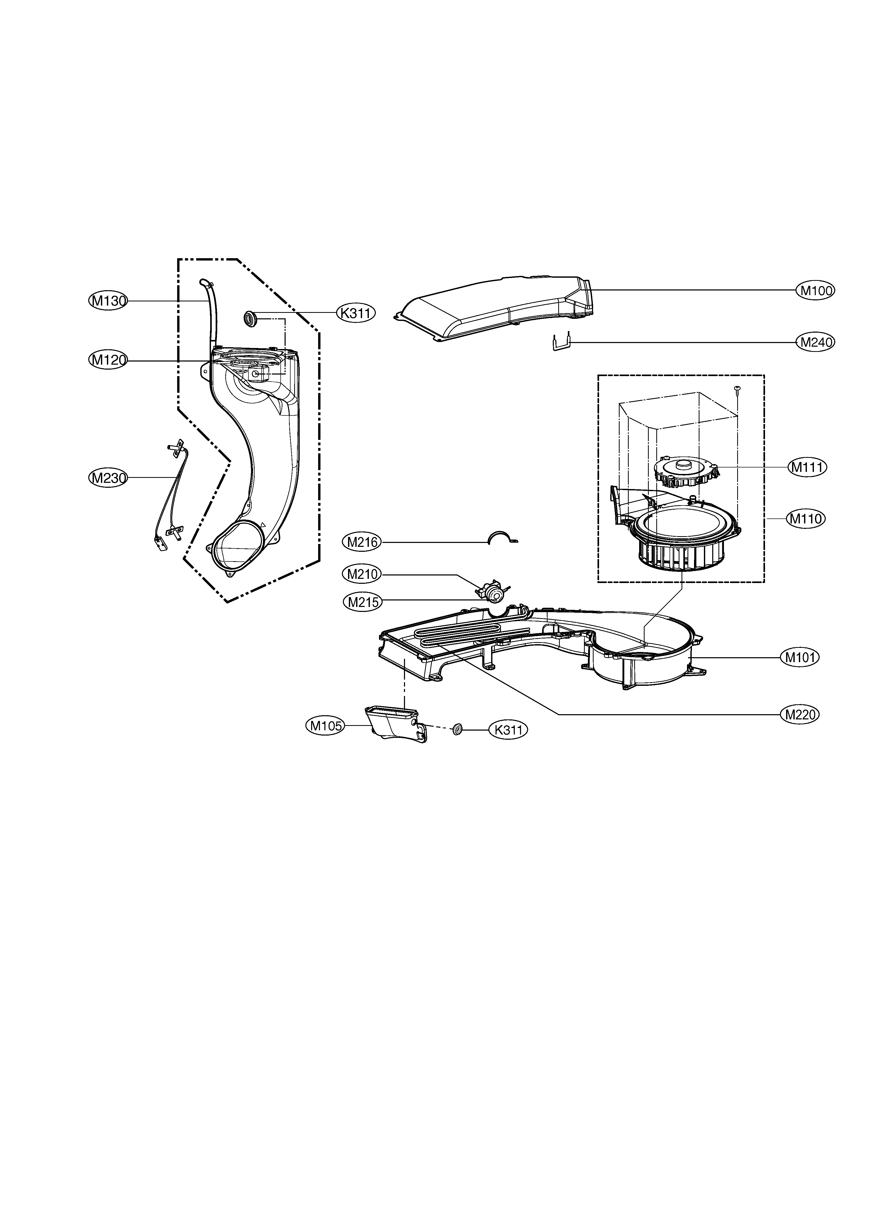 LG WM3431HW/00 dryer diagram