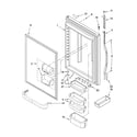 Kenmore 59675232403 refrigerator door parts diagram