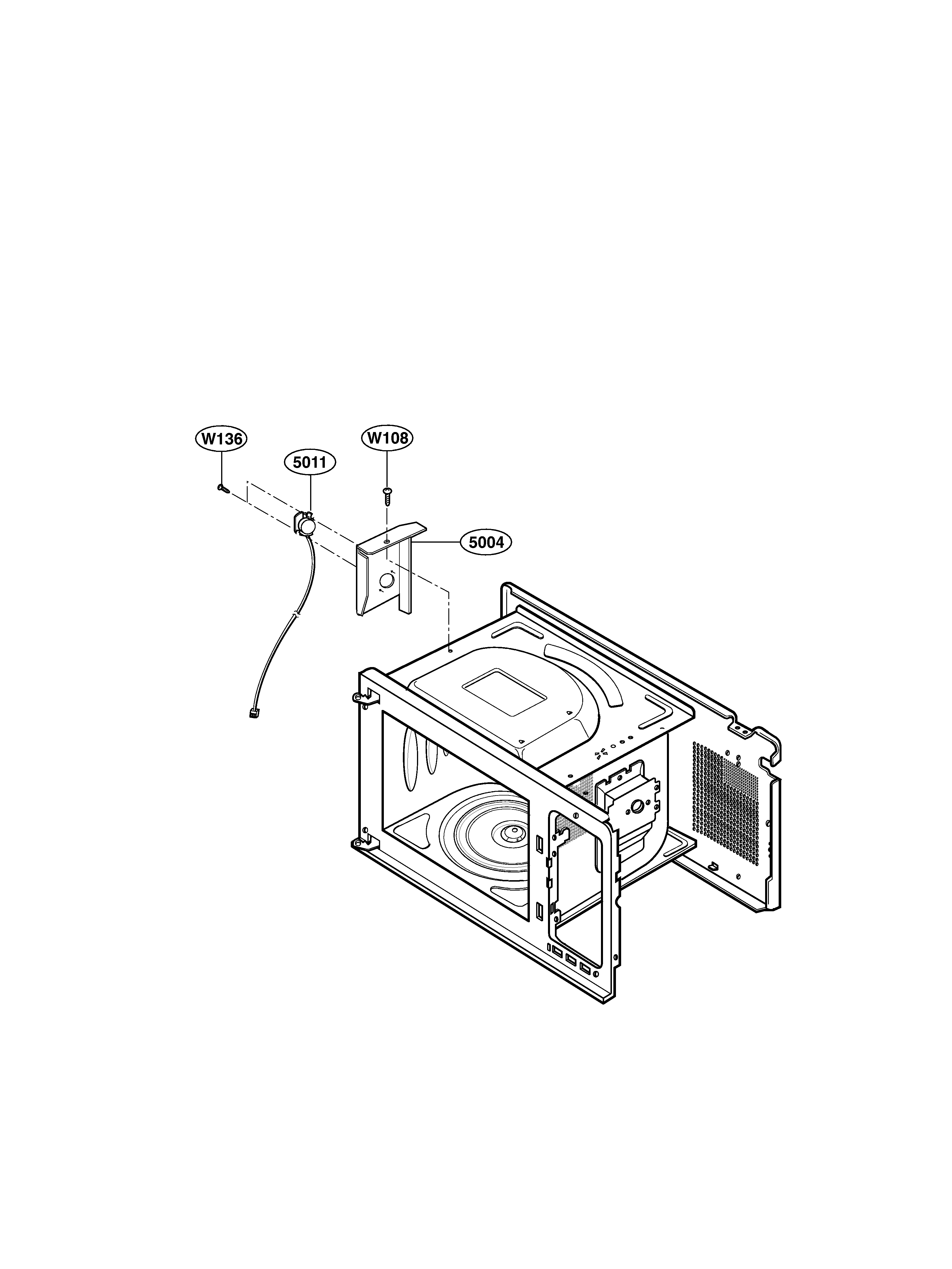 Kenmore 72163993302 sensor parts diagram