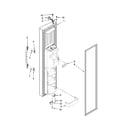 Kenmore 10658902802 freezer door parts diagram