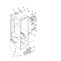 Kenmore Elite 10659973803 refrigerator liner parts diagram