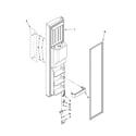 Kenmore Elite 10659973803 freezer door parts diagram