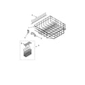 Kenmore Elite 66513439K700 lower rack parts, optional parts (not included) diagram