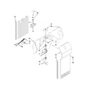 Kenmore 10658943801 air flow parts diagram