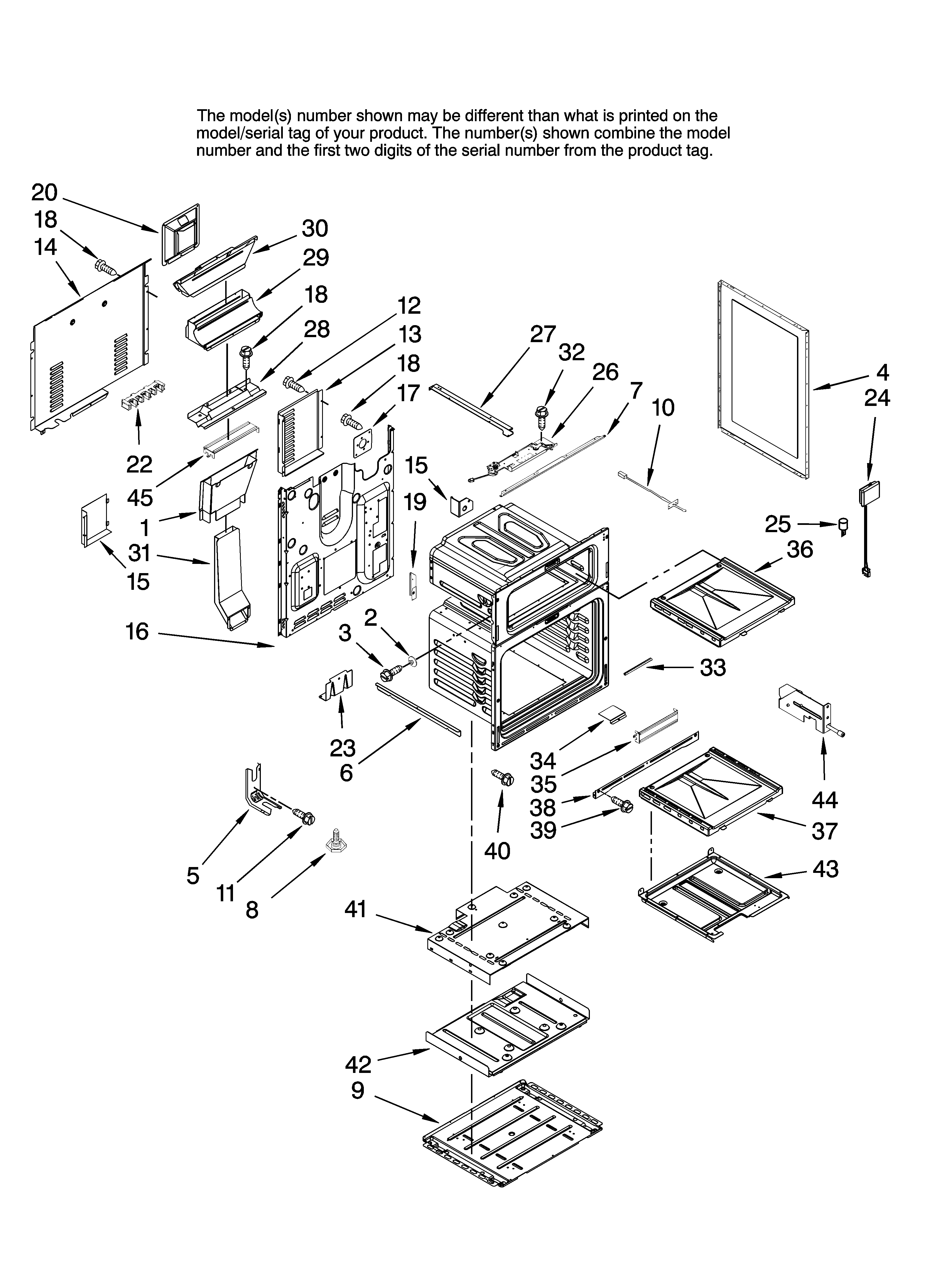 Kenmore Elite 66578003700 chassis parts diagram