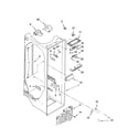 Kenmore Elite 10658702802 refrigerator liner parts diagram