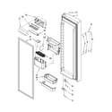 Kenmore Elite 10658703802 refrigerator door parts diagram