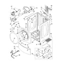 Kenmore Elite 11087728702 cabinet parts diagram