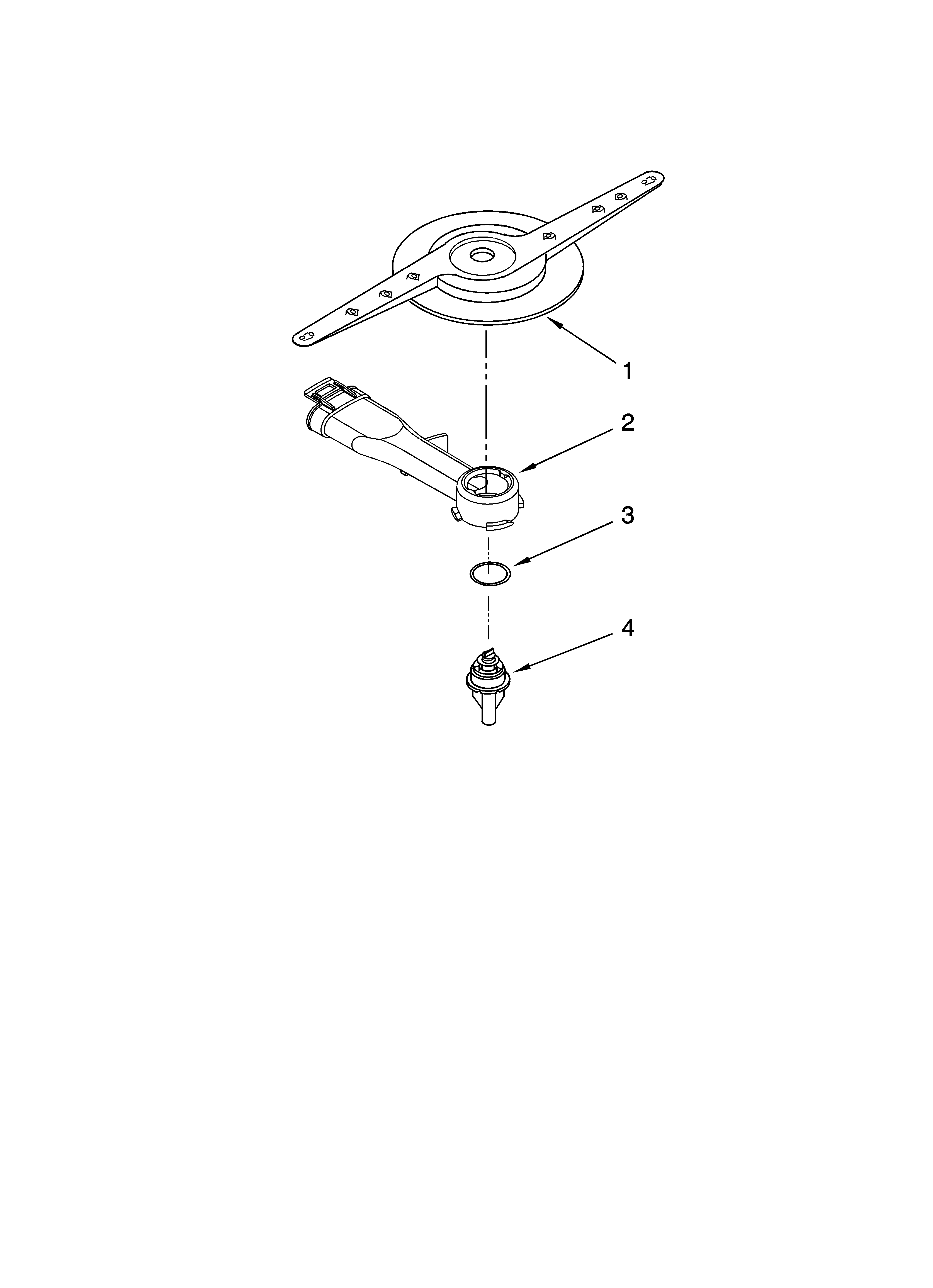 Kenmore 66513472K900 lower washarm parts diagram