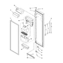 Kenmore Elite 10644423603 refrigerator door parts diagram