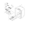 Kenmore 59668959801 refrigerator liner parts diagram