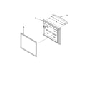 Kenmore Elite 59676054702 freezer door parts diagram
