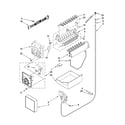 Kenmore Elite 59676253702 icemaker parts diagram
