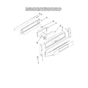 Kenmore Elite 66578003800 control panel parts diagram