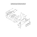 Kenmore Elite 66578003800 upper door parts diagram