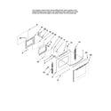 Kenmore Elite 66578003800 lower door parts diagram