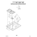 Kenmore Elite 66578003801 cooktop parts diagram