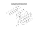 Kenmore Elite 66578003801 control panel parts diagram