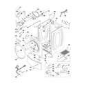 Kenmore Elite 11097721702 cabinet parts diagram