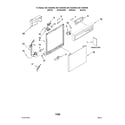 Kenmore 66513449K900 frame and console parts diagram