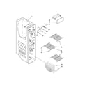 Kenmore 10658146801 freezer liner parts diagram