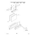 Kenmore 66513489K901 door and panel parts diagram
