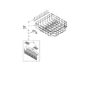 Kenmore 66513489K901 lower rack parts diagram