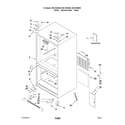 Kenmore Elite 59678282900 cabinet parts diagram
