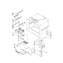 Kenmore Elite 59678282900 freezer liner parts diagram