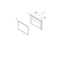 Kenmore Elite 59678282900 freezer door parts diagram