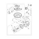 Kenmore 66513453K901 pump and motor parts diagram