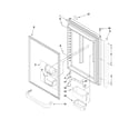Kenmore 59666132703 refrigerator door parts diagram