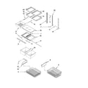 Kenmore 59666132703 shelf parts diagram
