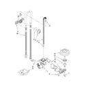 Kenmore Elite 66513182K802 fill, drain and overfill parts diagram