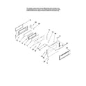 Kenmore Elite 66578009804 upper door parts diagram