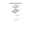 Kenmore Elite 66578009804 rack parts diagram