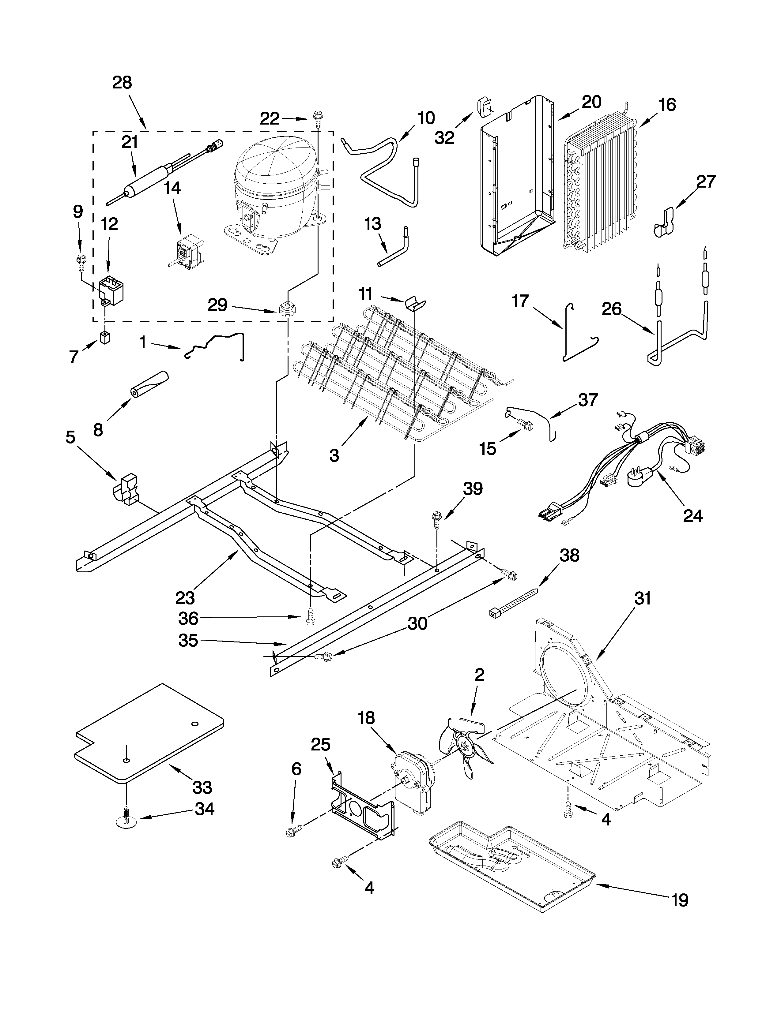Galaxy 10655138702 unit parts diagram