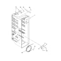 Kenmore 10658139701 refrigerator liner parts diagram