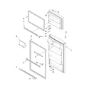 Kenmore 10662973900 door parts diagram