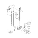 Kenmore 66513213K901 fill, drain and overfill parts diagram