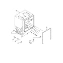 Kenmore 66513473K902 tub and frame parts diagram