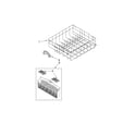 Kenmore 66513473K902 lower rack parts diagram