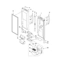 Kenmore Elite 59677593801 refrigerator door parts diagram
