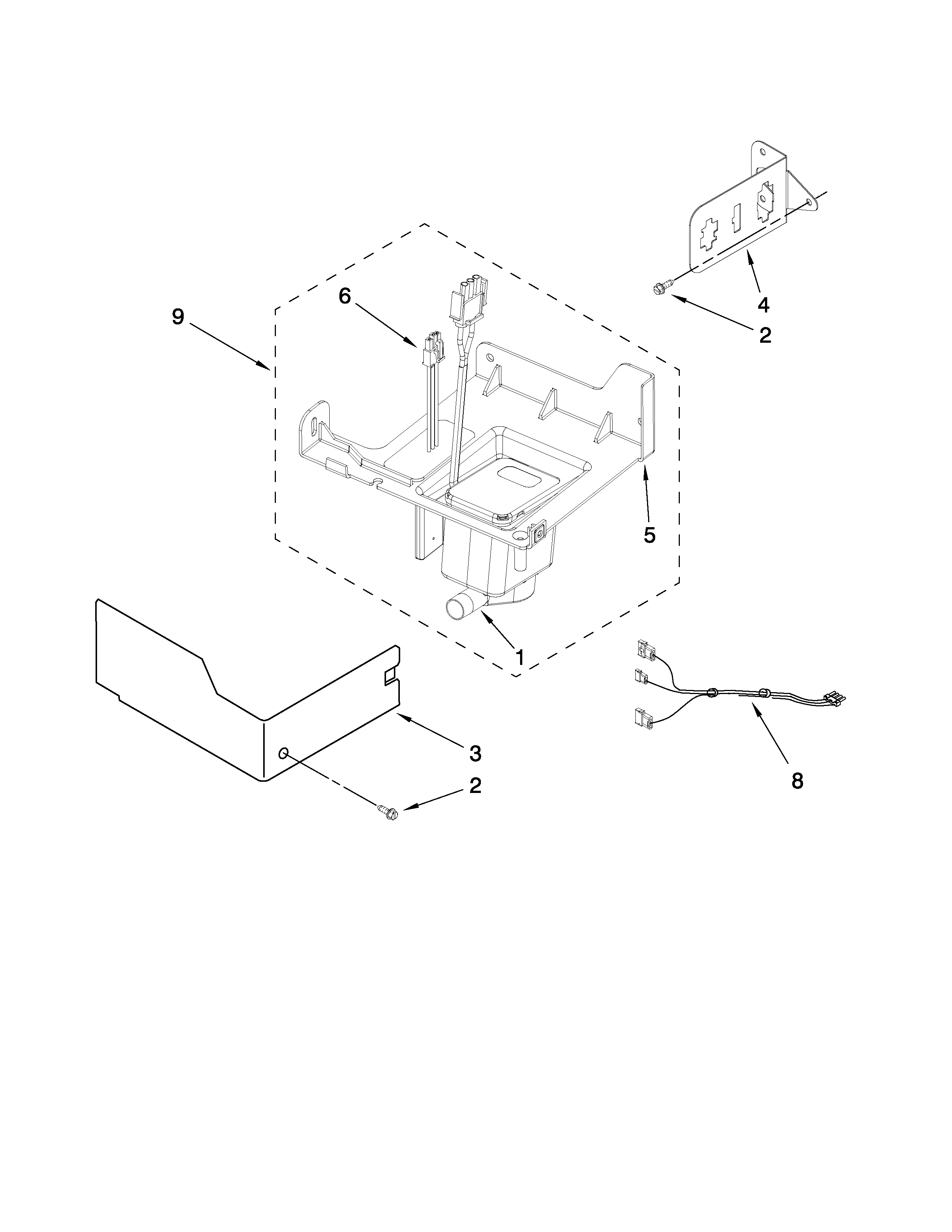 Kenmore 10689582704 pump parts diagram